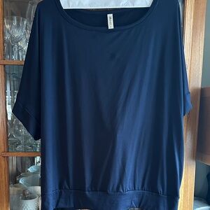 24/7 Comfort Apparel Classic Navy Top